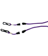 Snap Monkey Double Breakaway Mask Lanyard Purple