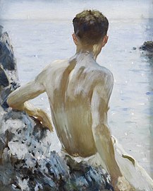 Henry Scott Tuke - Beach Study.jpg