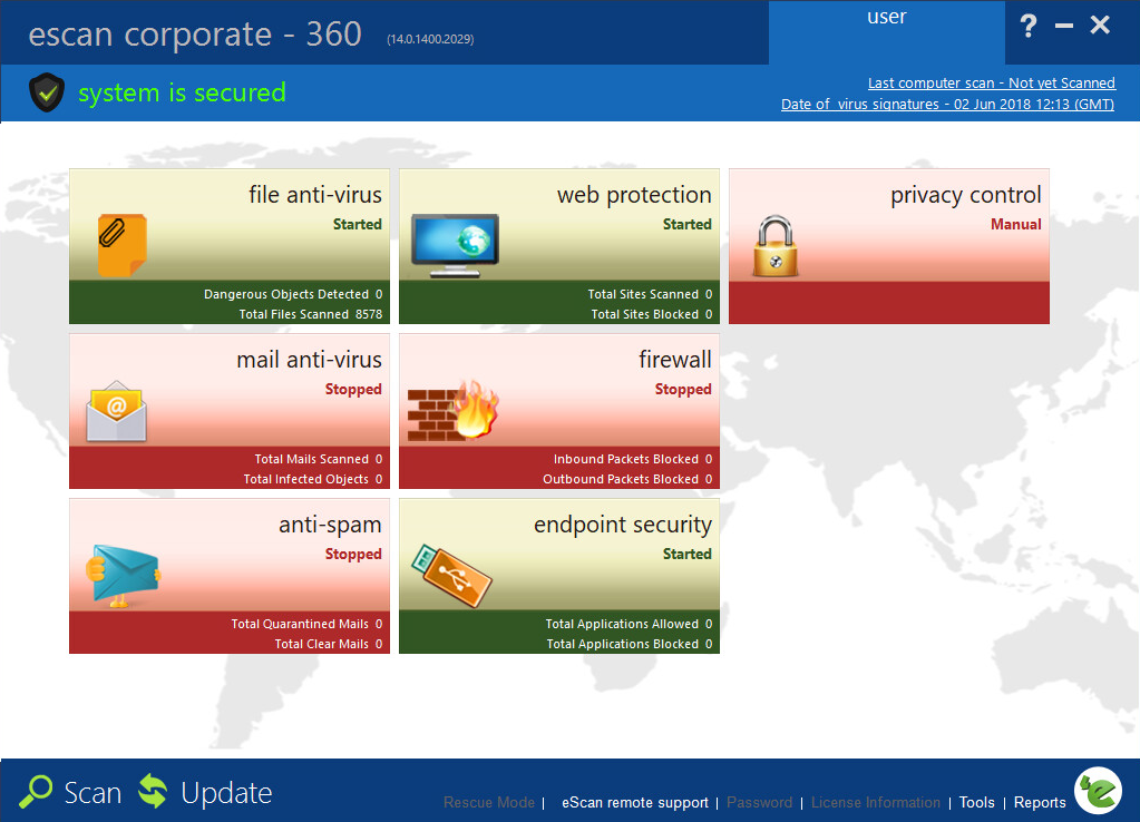 eScan Corporate 360 with MDM & Hybrid Network Support