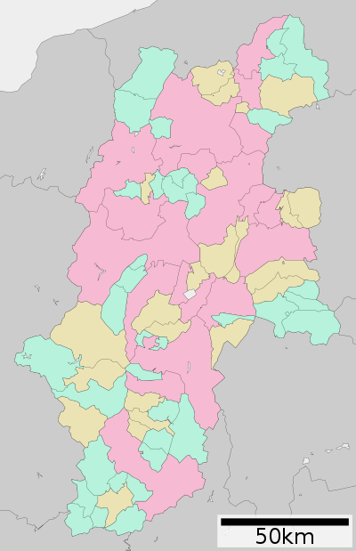 長野県の位置（長野県内）