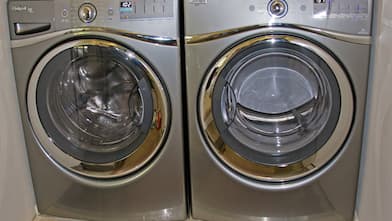 front-loading clothes washer and dryer