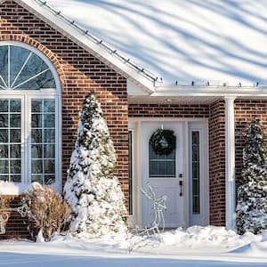 Home in the winter snow