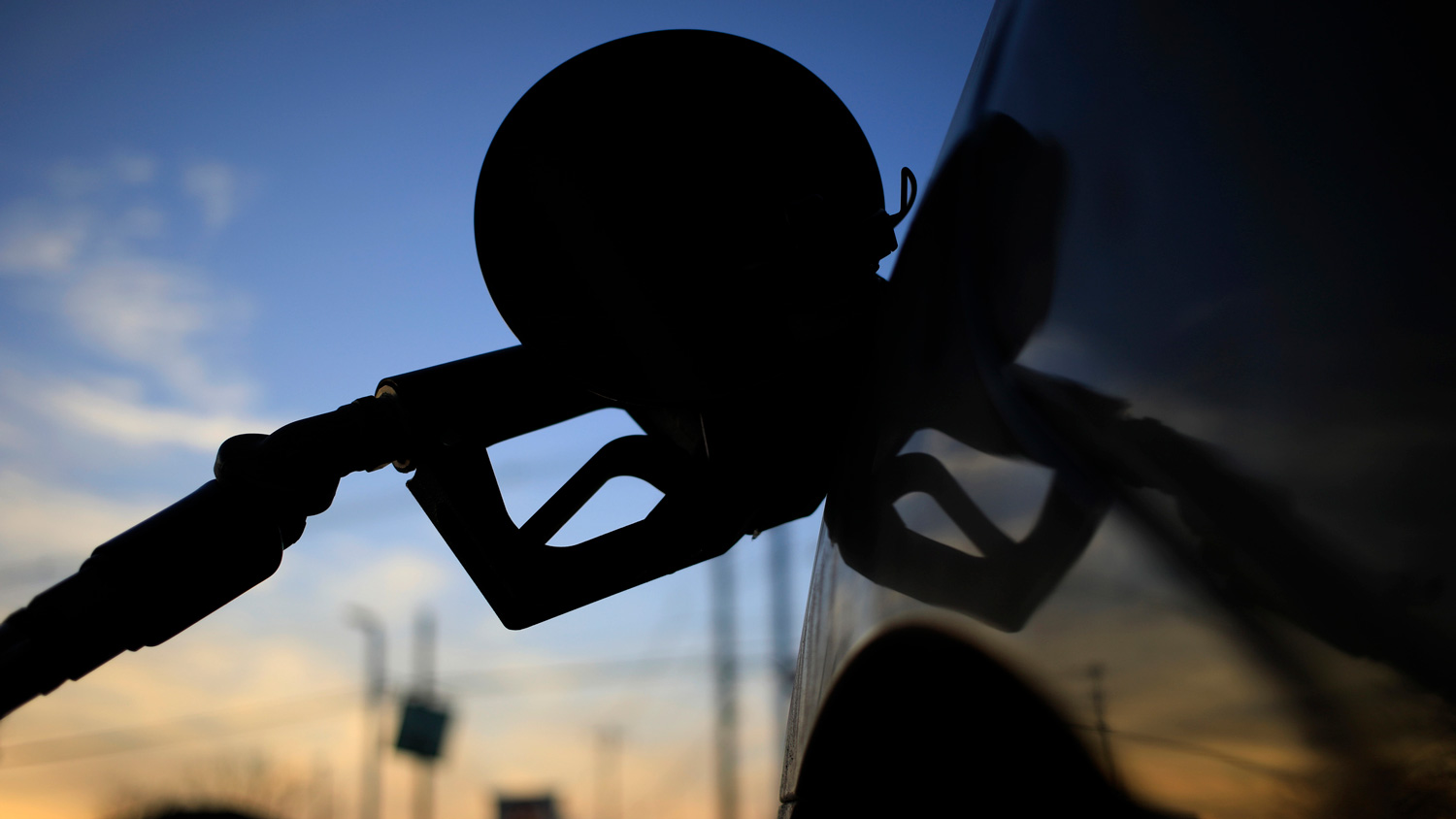 A fuel pump in a car gas tank