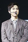 Singer Suho at Exo's fourth tour in Singapore