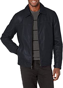 Men's Classic Faux Leather Jacket