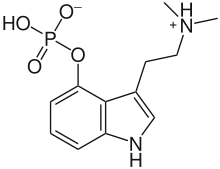 Kekulé, skeletal formula of canonical psilocybin