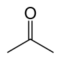 Acetone-2D-skeletal.svg