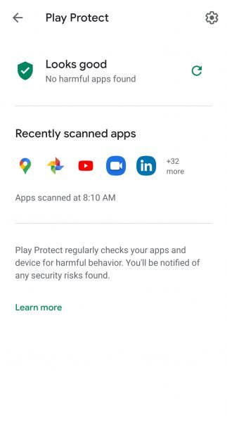 Google Play Protect & OS Features