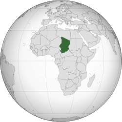 Location of Chad