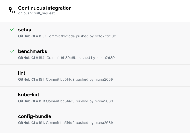 Workflow list