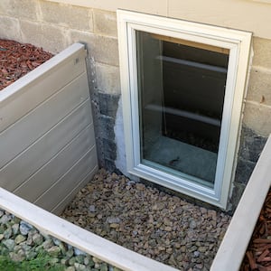 window well in basement