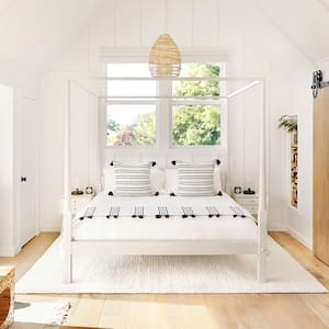 bright white farmhouse bedroom