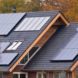 solar power on house