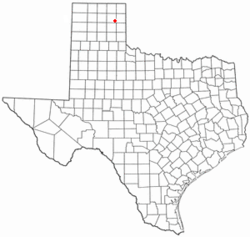 Location of Miami, Texas