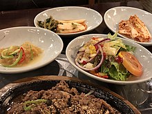 Traditional Korean meal