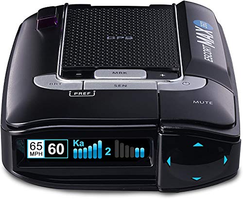 ESCORT MAX360 Laser Radar Detector - GPS, Directional Alerts, Dual Antenna Front and Rear, Bluetooth Connectivity, Voice Alerts, OLED Display, Escort Live