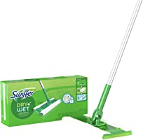 Swiffer Sweeper 2-in-1 Mops for Floor Cleaning, Dry and Wet Multi Surface Floor Cleaner, Sweeping and Mopping Starter...