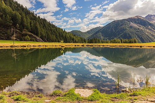 Bergtocht van Peio Paese naar Lago Covel (1,839 m) in het Nationaal park Stelvio (Italië). Lago Covel (1,839 m).jpg