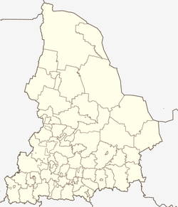 Beloyarsky is located in Sverdlovsk Oblast