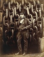 Robert Howlett (Isambard Kingdom Brunel Standing Before the Launching Chains of the Great Eastern), The Metropolitan Museum of Art - restoration1.jpg