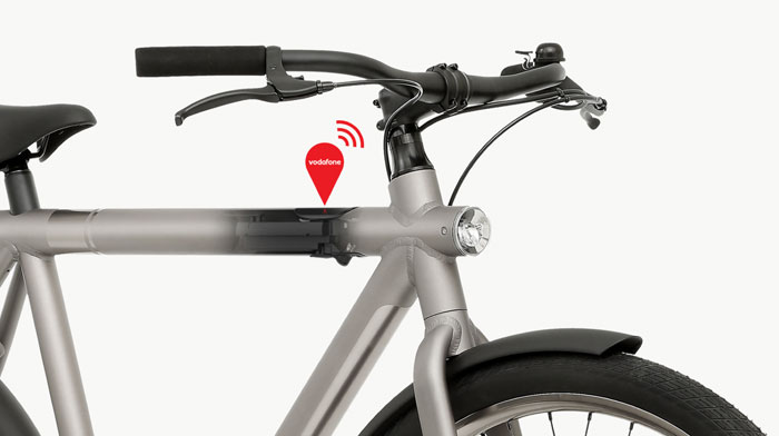 VanMoof fiets met Vodafone simkaart