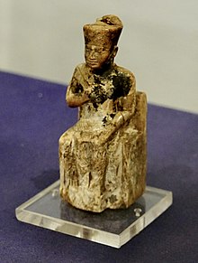 The Statue of Khufu in the Cairo Museum