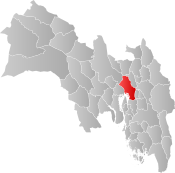 Oslo surrounded by Viken county