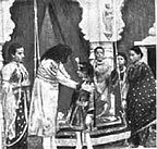 Scene from Raja Harishchandra