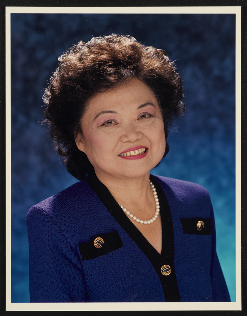 Image: Congressional portrait of Congresswoman Patsy Takemoto Mink. Photograph from the Visual materials from the Patsy T. Mink papers, 1994. Prints and Photographs Division.