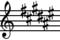 F-sharp Major key signature.png