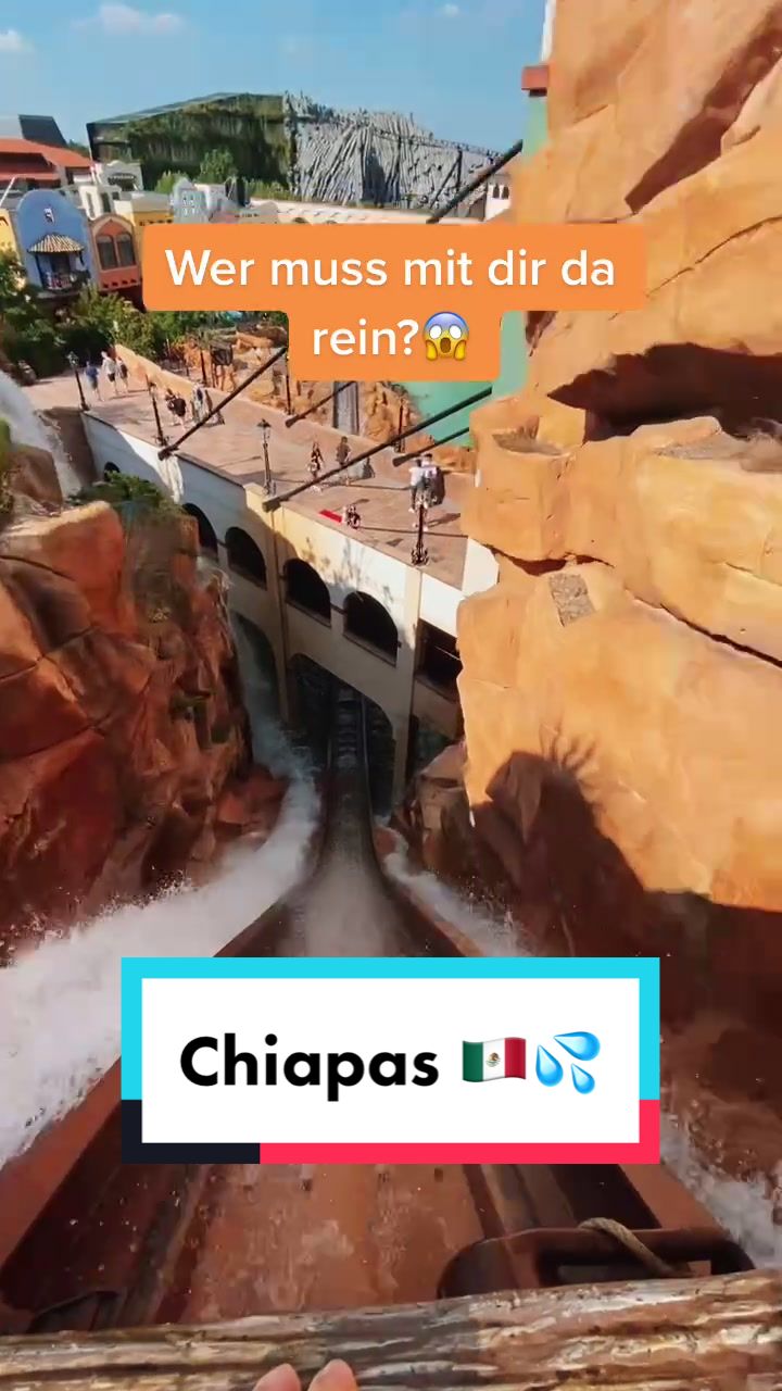Chiapas - Phantasialand 💦🇲🇽. Wer muss mit dir da rein?😍 #freizeitpark #themepark #coaster #funfair #kirmes #achterbahn #summer #fun #party