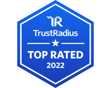 Trust Radius Top Rated 2022 Logo