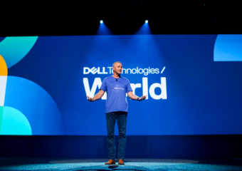 Jeff Clarke, co-COO of Dell Technologies, speaks at Day 2 Keynote of Dell Technologies World in Las Vegas.