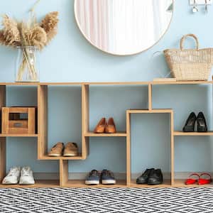 House entryway shoes in storage
