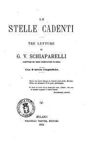 Schiaparelli - Le stelle cadenti.djvu