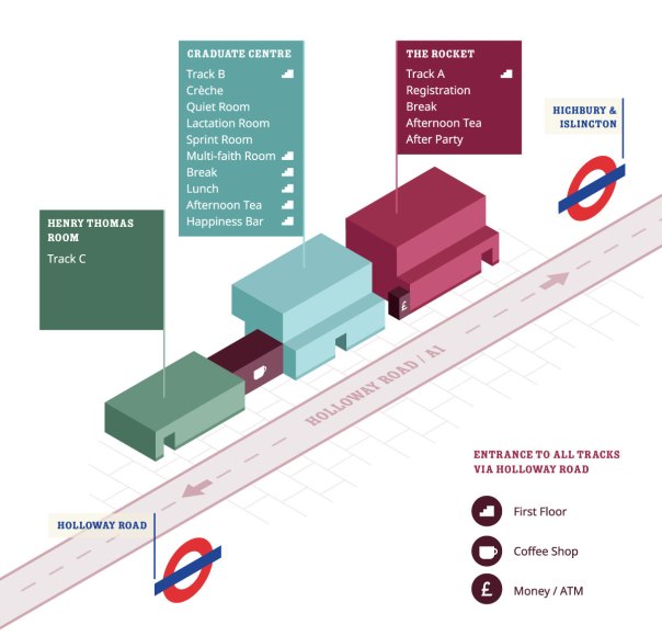 WordCamp London Venue Map 