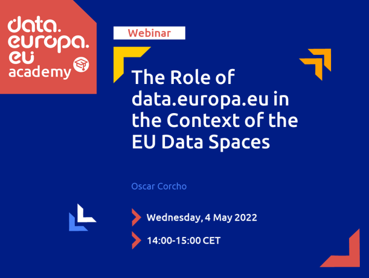 Διαδικτυακό σεμινάριο του data.europa.eu σχετικά με τον ρόλο του data.europa.eu στο πλαίσιο των Data Spaces της ΕΕ