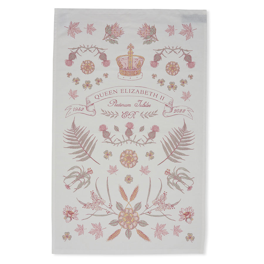 "The Queen's Platinum Jubilee" Tea Towel