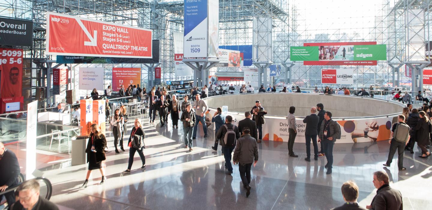 NRF 2019 crowd shot Javits