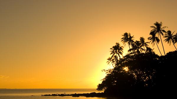 Sunset in Samoa