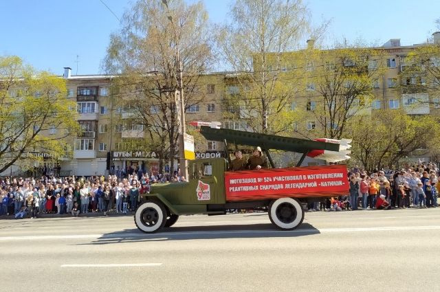 В Ижевске прошёл Парад Победы - 2022. Фотолента