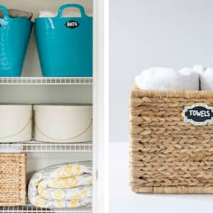 how to organize a linen closet