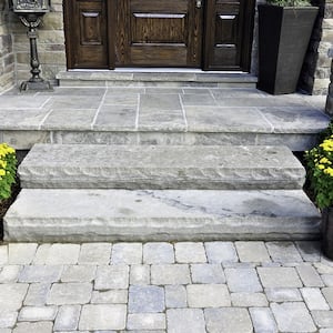 Natural stone steps