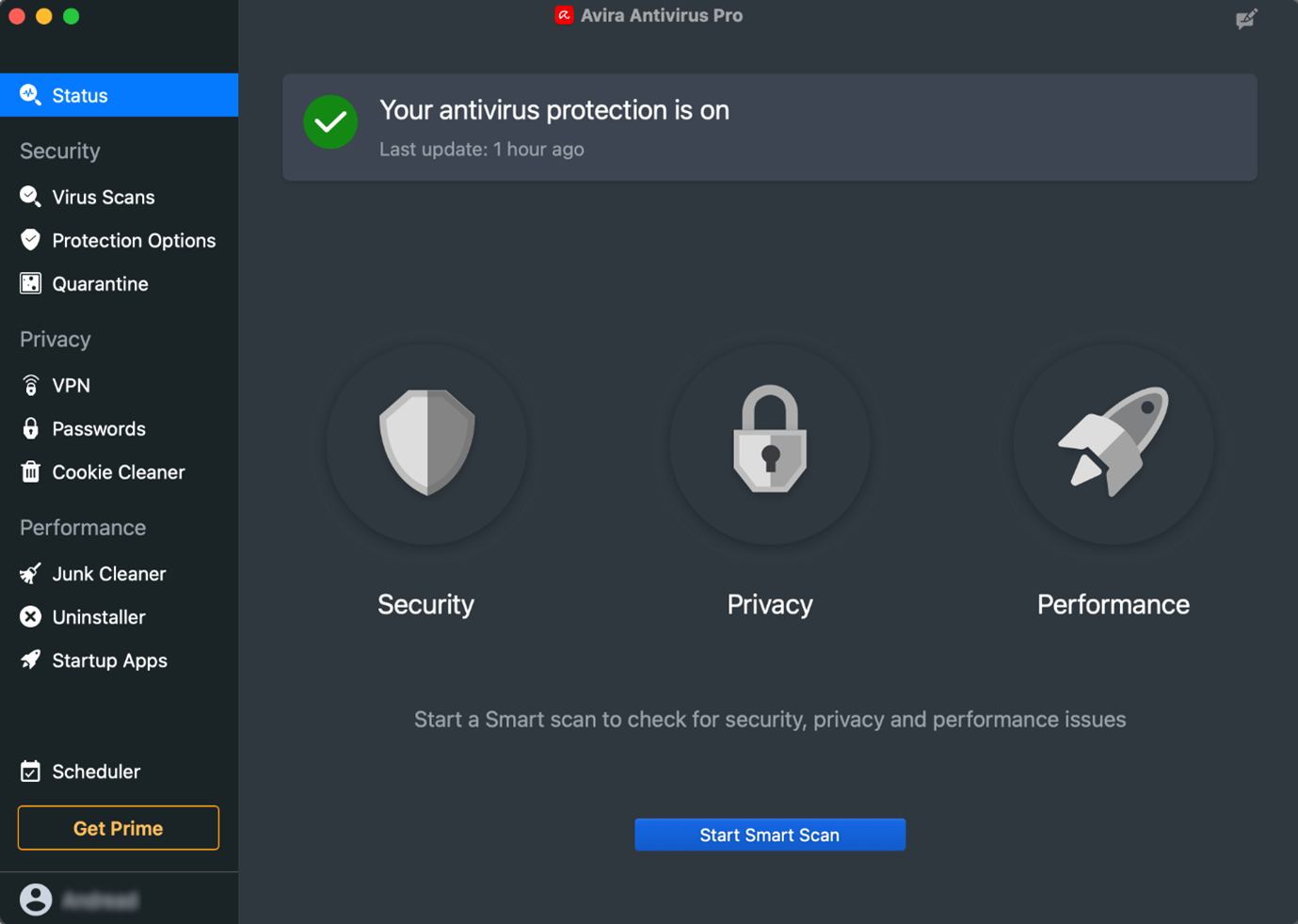 Avira Antivirus for Mac