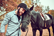 Horse riding could help Veterans with addiction - Photo for illustrative purposes only. ?Getty Images/AleksandarGeorgiev