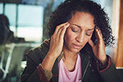 Brain peptide implicated in migraine pain - Photo for illustrative purposes only. ?iStock/laflor