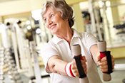 Older women especially susceptible to blood pressure spikes during exercise  - Photo for illustrative purposes only. ?iStock/shironosov