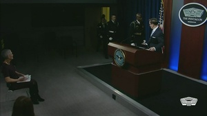 Pentagon Press Secretary Holds Briefing