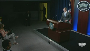 Pentagon Press Secretary Holds Briefing