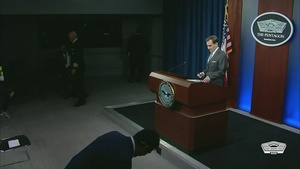 Pentagon Press Secretary Holds Briefing